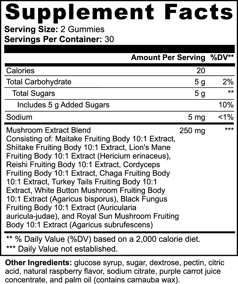 Prospect Nutrition: Super Mushroom Gummies - 60ct